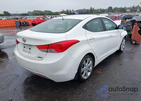 2013 Hyundai Elantra Limited from USA, damaged, VIN 5NPDH4AE2DH158831